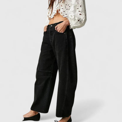 Rain | Relaxed Fit Wide-Leg Trousers