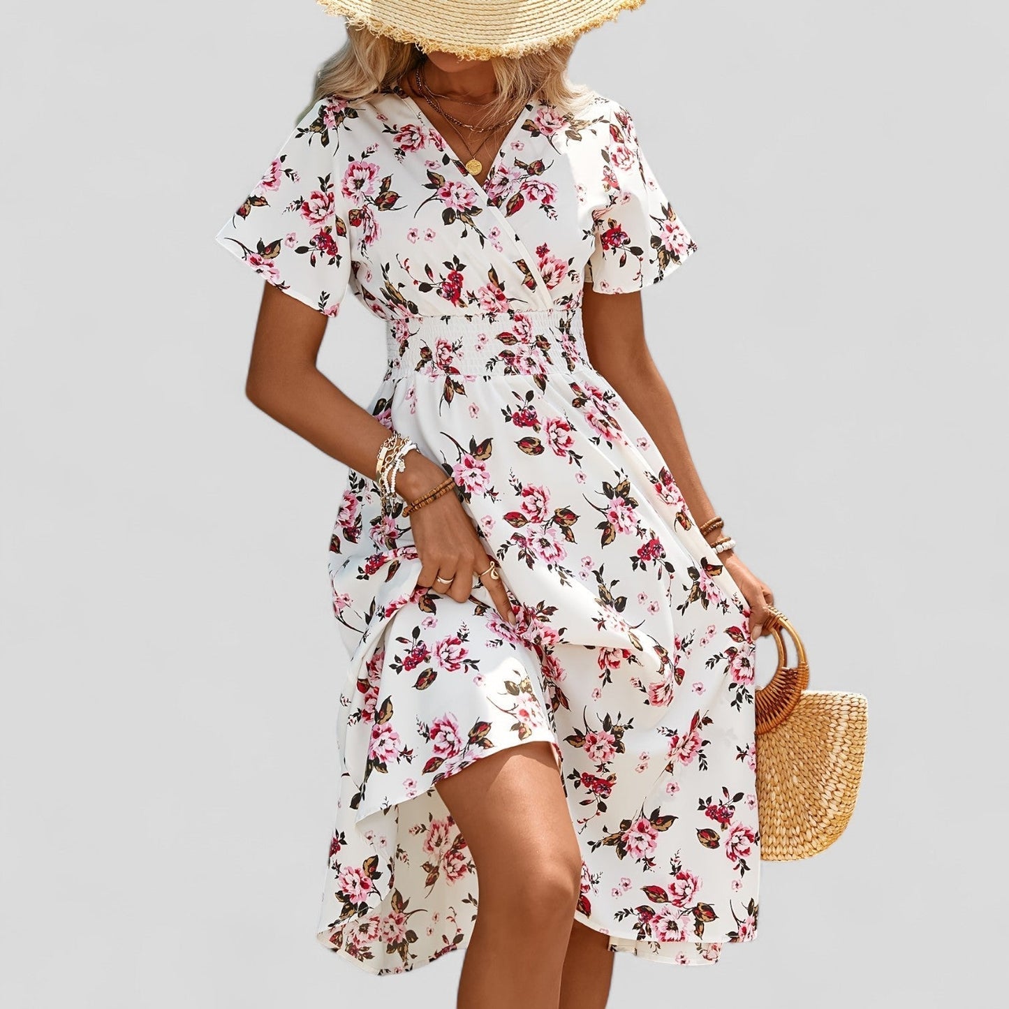Gretalise | Relaxed Summer Midi Dress for Ultimate Comfort