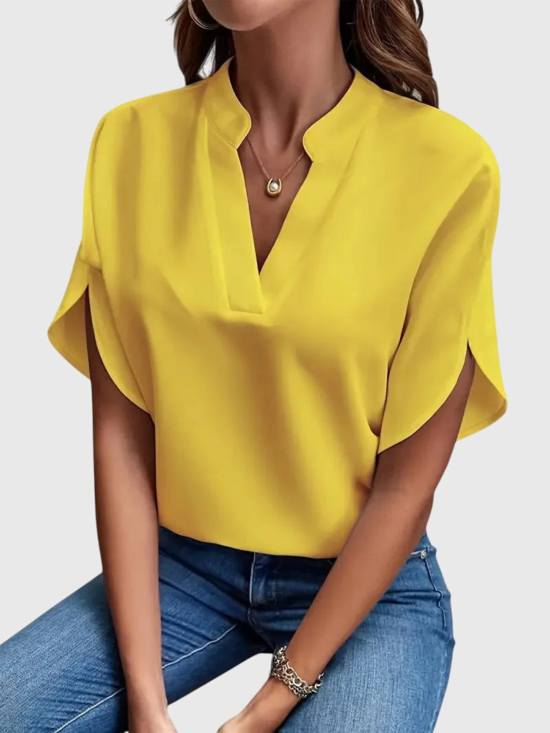 Beatrix™ | Luxuriously Soft V-Neck Top