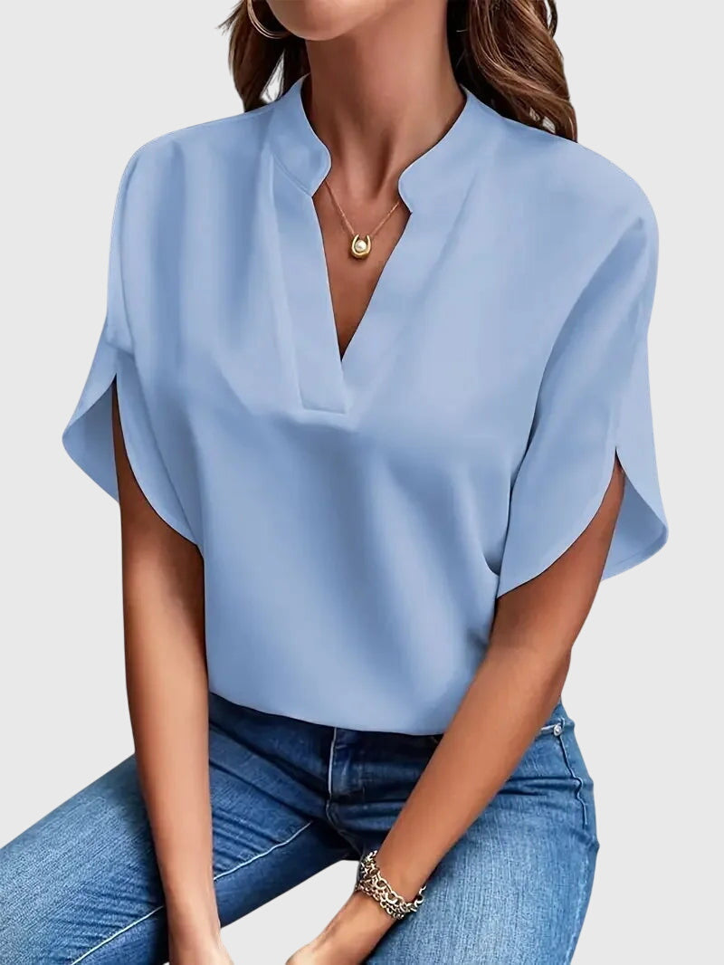 Beatrix™ | Luxuriously Soft V-Neck Top