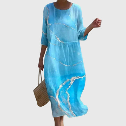 Hayley™ | Elegant Floral Maxi Dress