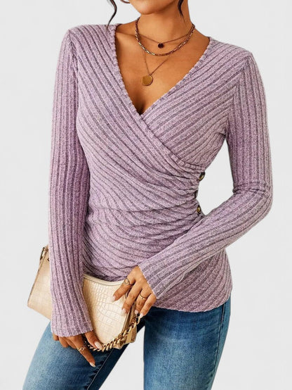 Vera | Elegant Tucking Blouse