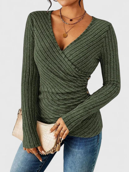 Vera | Elegant Tucking Blouse