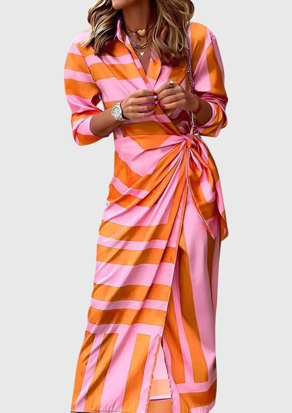 Everly™ | Chic Printed Wrap Dress