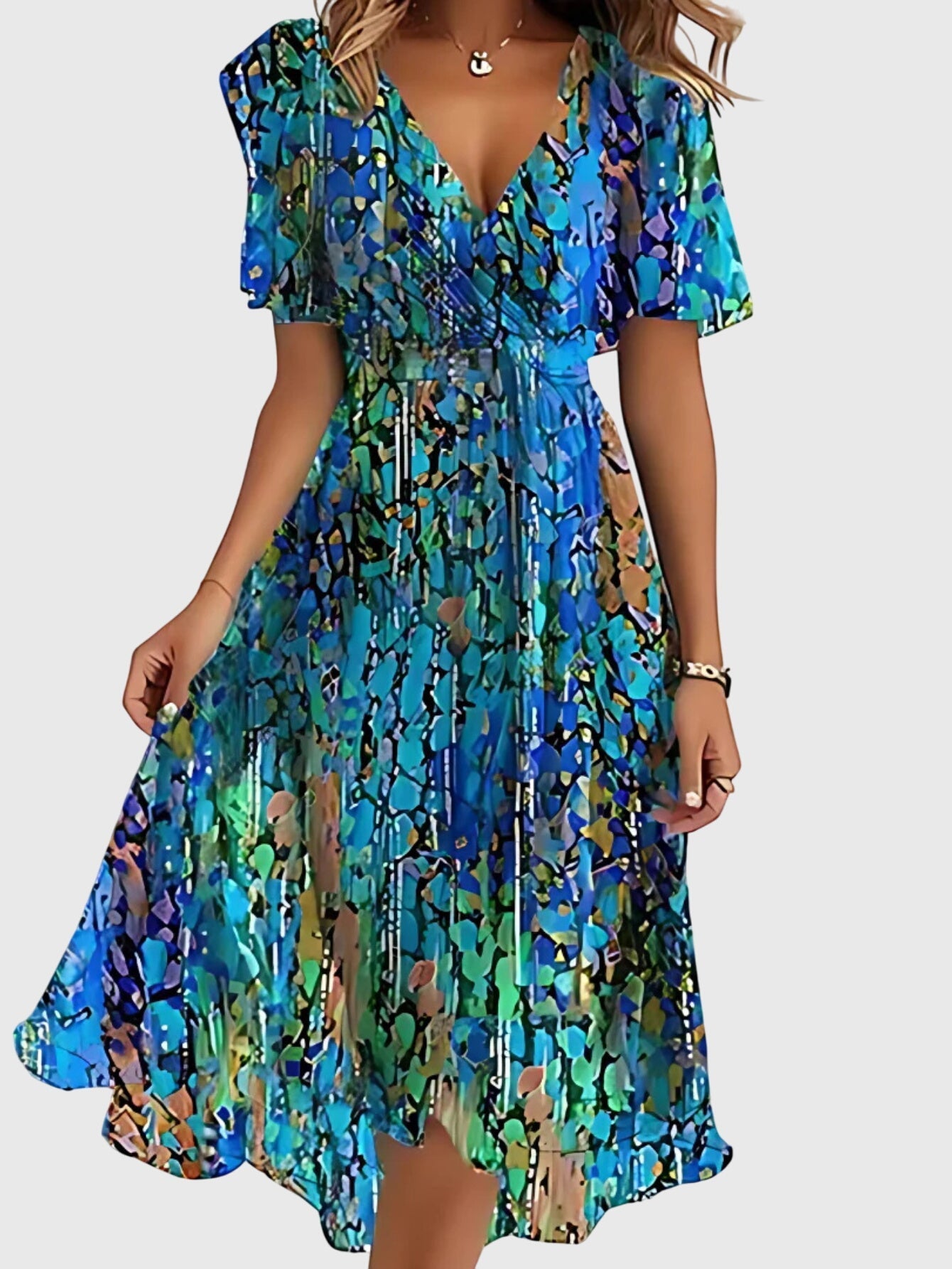 Matilda™ | Summer Dress Featuring Belly Coverage