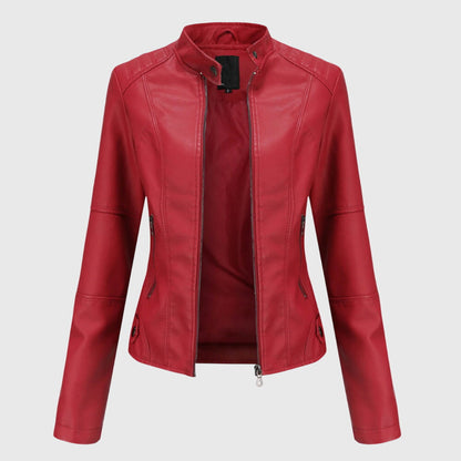 Giorgina™ - Chic Women's Leather Jacket
