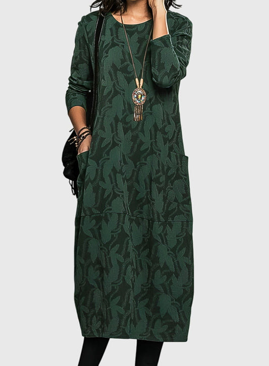 Victoria | Relaxed Round-Neck Dress
