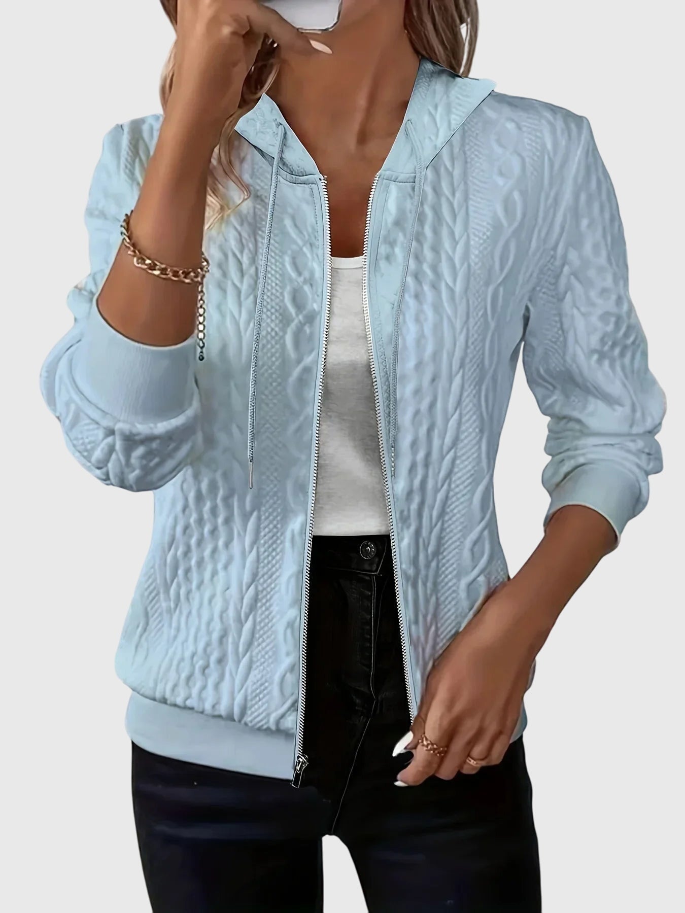 Lena™ Zippered Hoodie