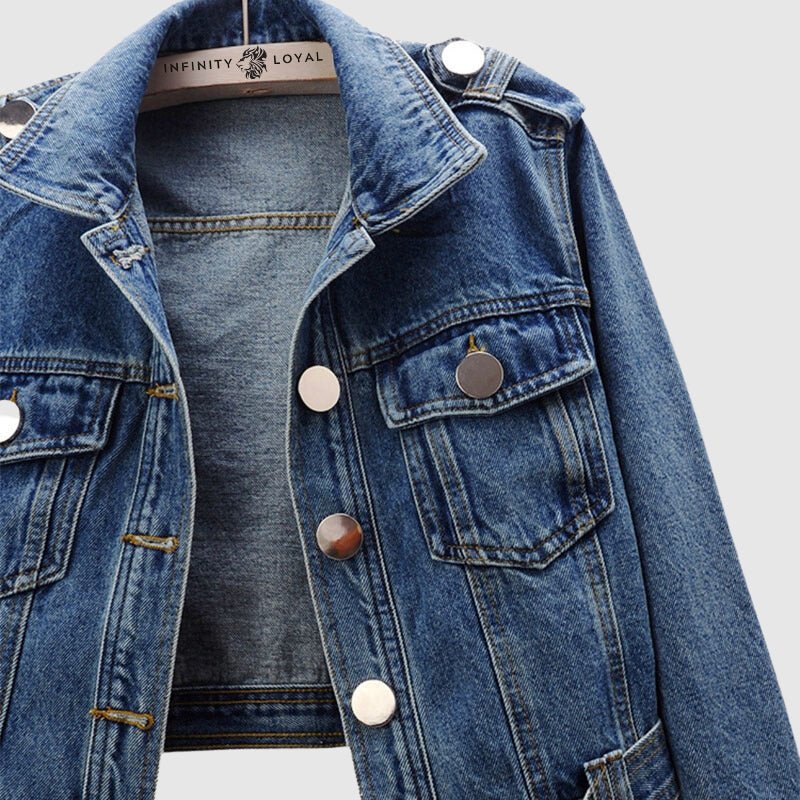 NIDULFINA I MODISCHE JEANSJACKE