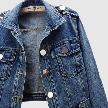 NIDULFINA I MODISCHE JEANSJACKE
