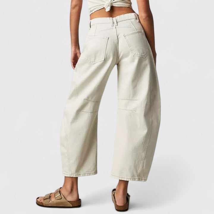 Rain | Relaxed Fit Wide-Leg Trousers