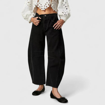 Rain | Relaxed Fit Wide-Leg Trousers