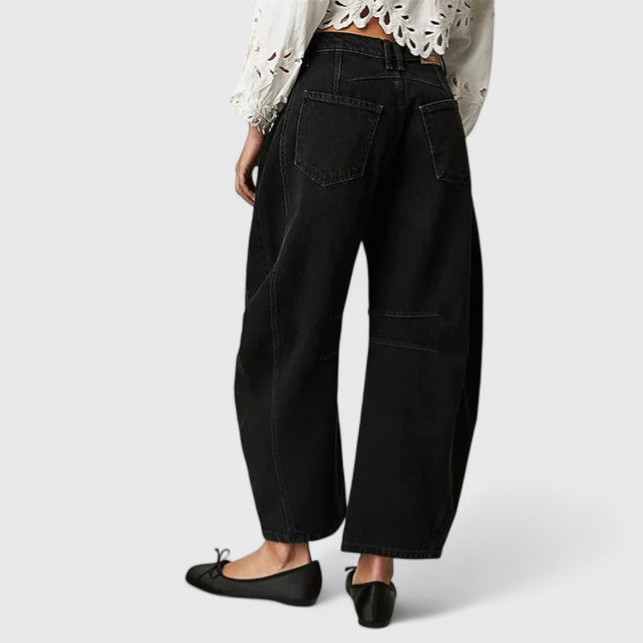Rain | Relaxed Fit Wide-Leg Trousers