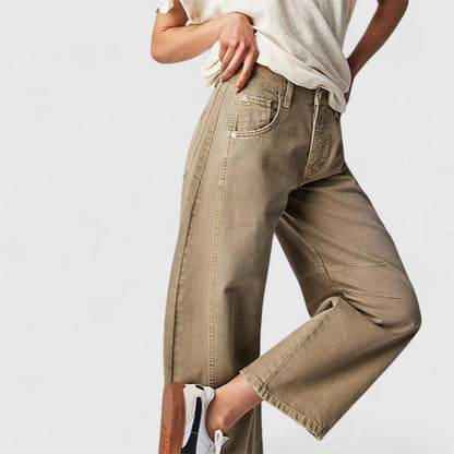 Rain | Relaxed Fit Wide-Leg Trousers