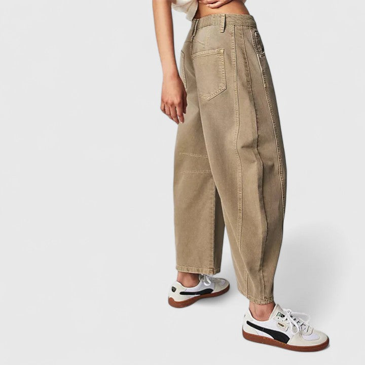 Rain | Relaxed Fit Wide-Leg Trousers
