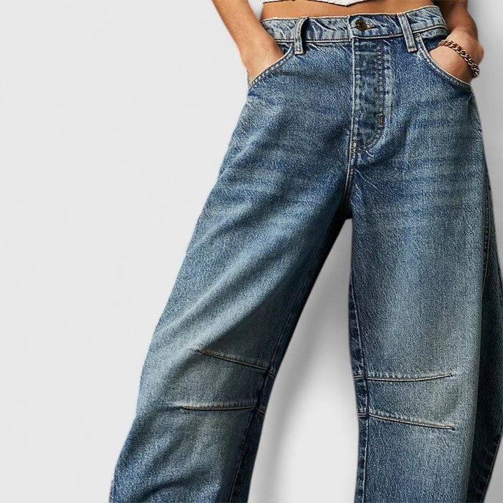Rain | Relaxed Fit Wide-Leg Trousers