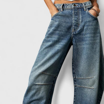 Rain | Relaxed Fit Wide-Leg Trousers