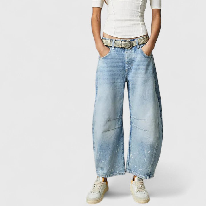 Rain | Relaxed Fit Wide-Leg Trousers