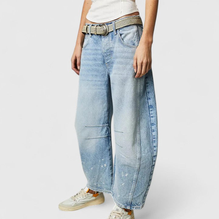 Rain | Relaxed Fit Wide-Leg Trousers