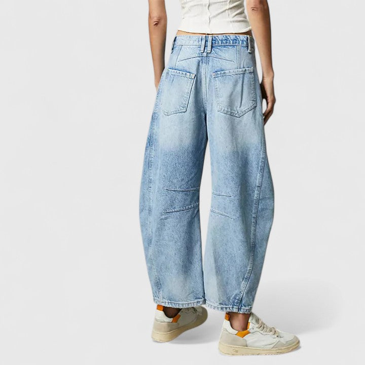 Rain | Relaxed Fit Wide-Leg Trousers