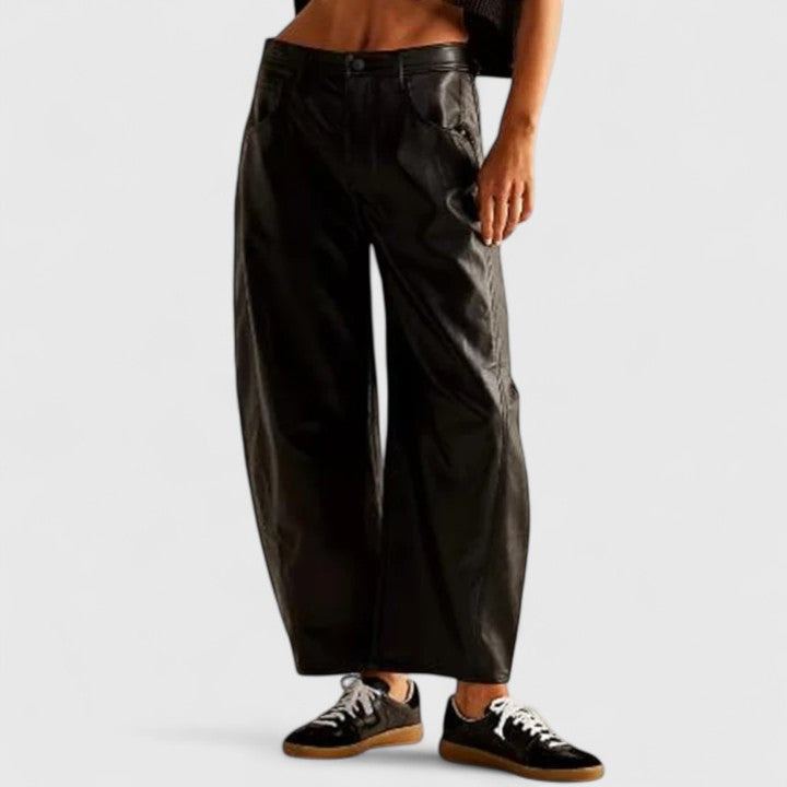 Rain | Relaxed Fit Wide-Leg Trousers