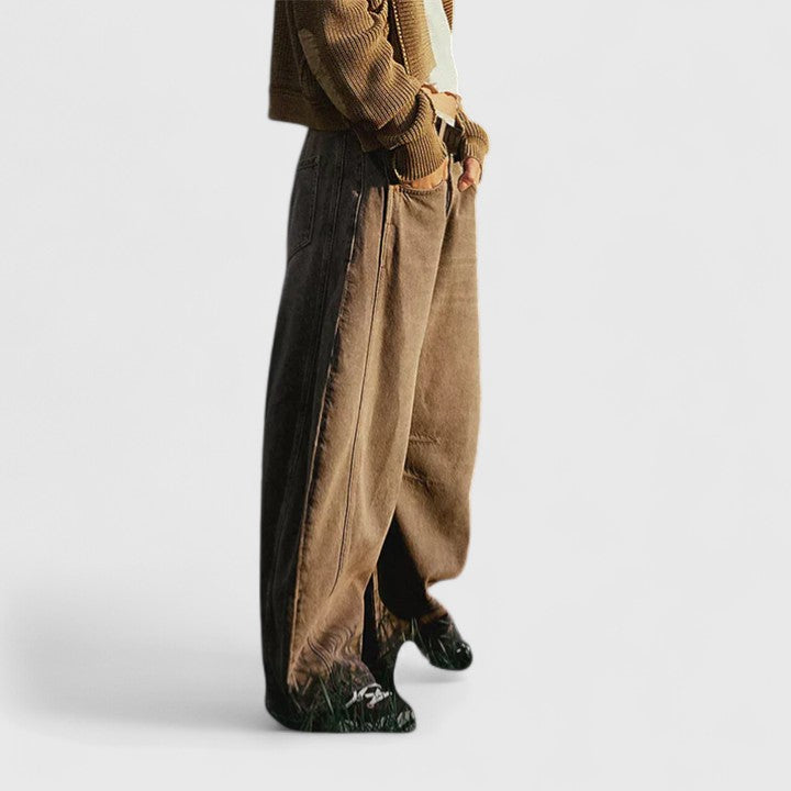 Rain | Relaxed Fit Wide-Leg Trousers