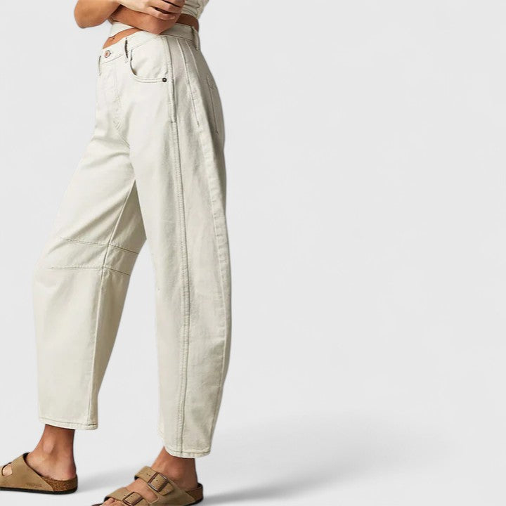 Rain | Relaxed Fit Wide-Leg Trousers