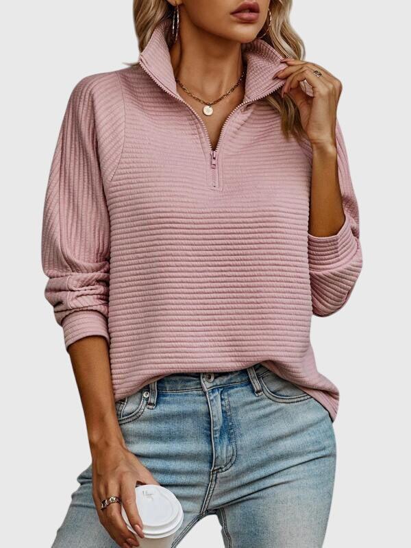 Abigail™ | Chic Zippered Sweater