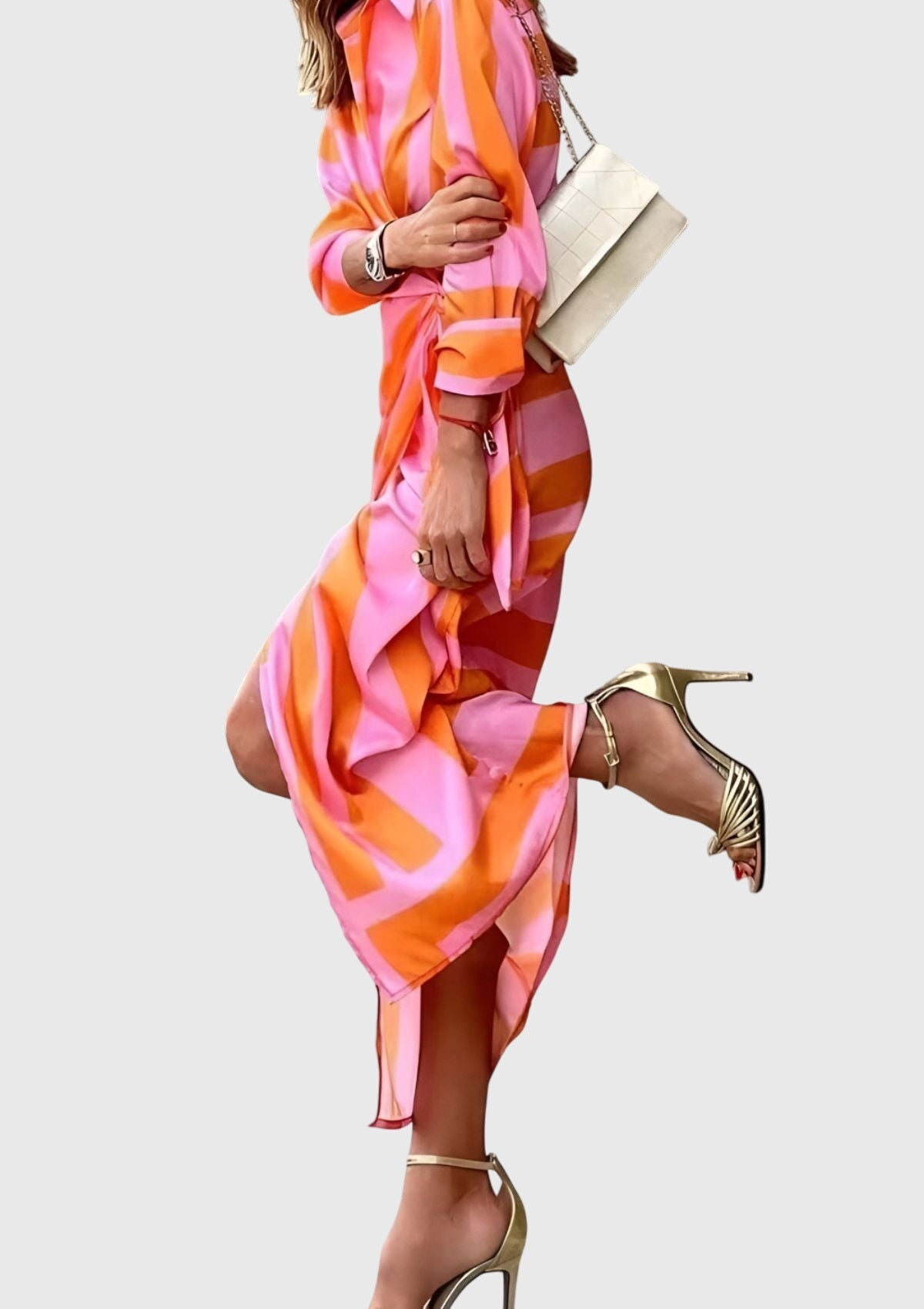 Everly™ | Chic Printed Wrap Dress