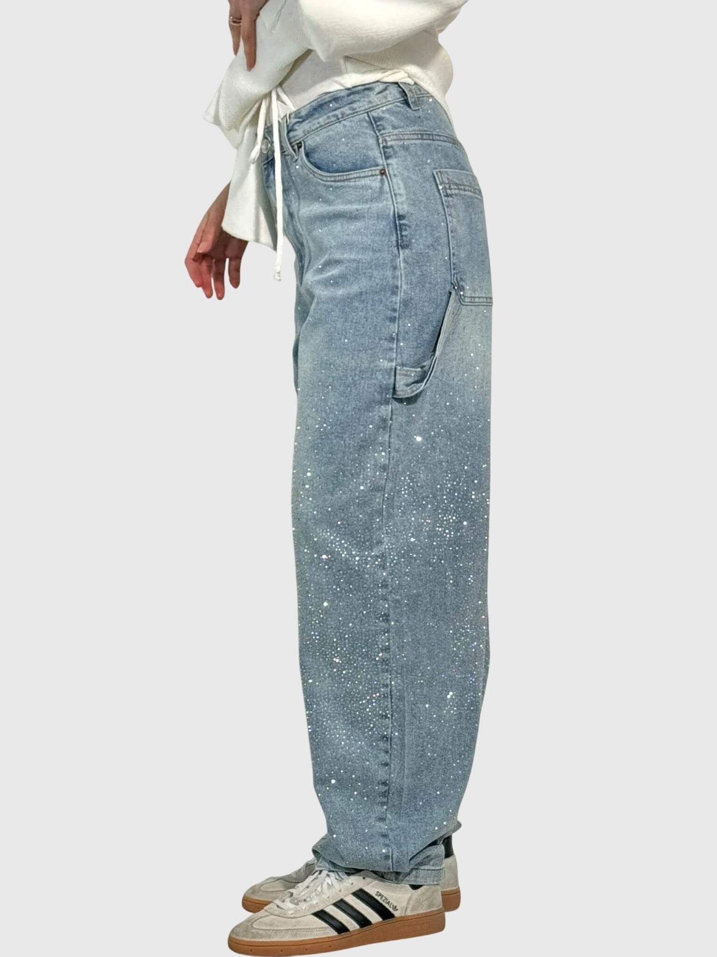 Stella™ Diamond-Embellished Trousers