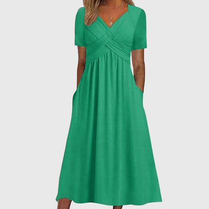 Viola™ | Tummy Control Midi Dress