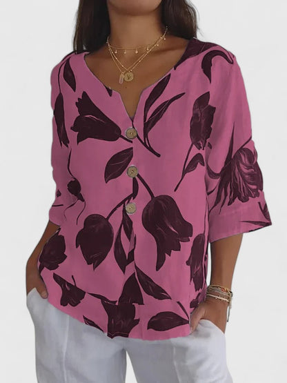 Laura | Cozy V-Neck Top