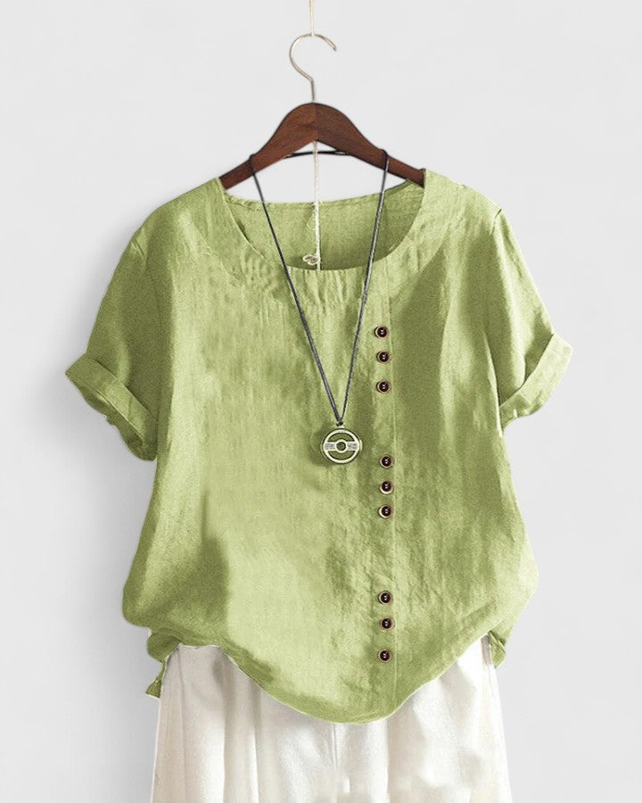 Elisavie | Cozy Short Sleeve Top
