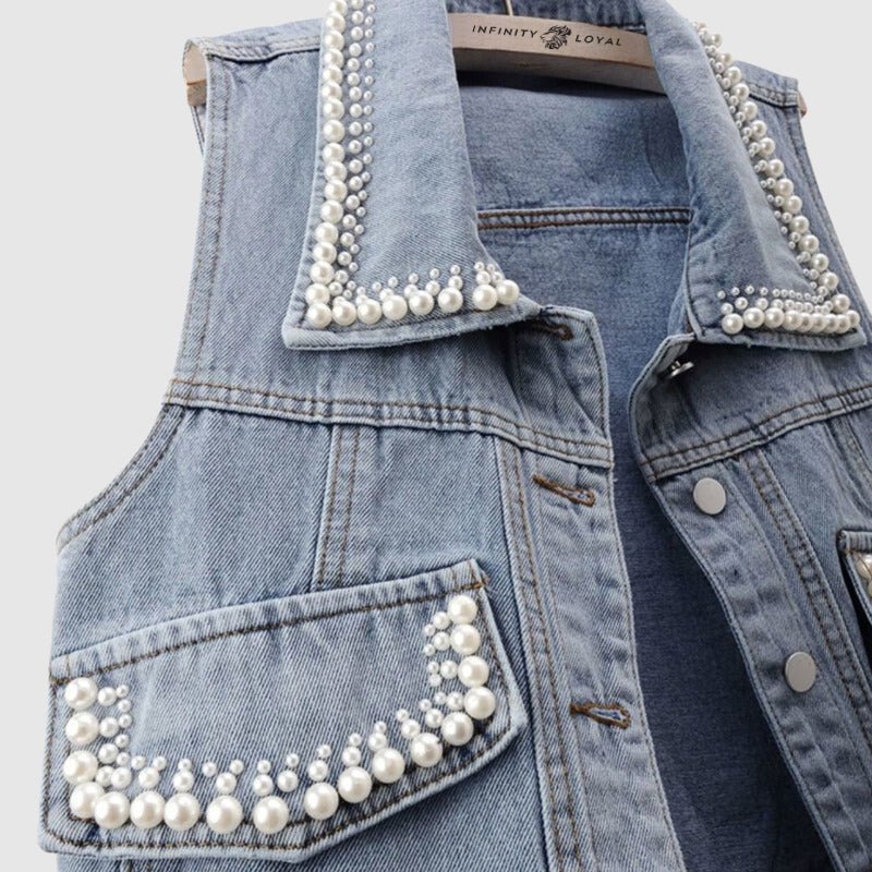 QUINSIA I RETRO-JEANSWESTE
