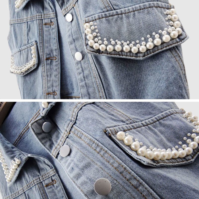 QUINSIA I RETRO-JEANSWESTE
