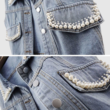 QUINSIA I RETRO-JEANSWESTE