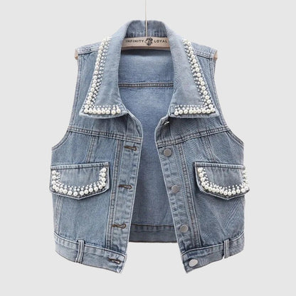 QUINSIA I RETRO-JEANSWESTE