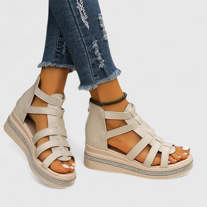Kendall | Strass-Embellished Orthopedic Sandals