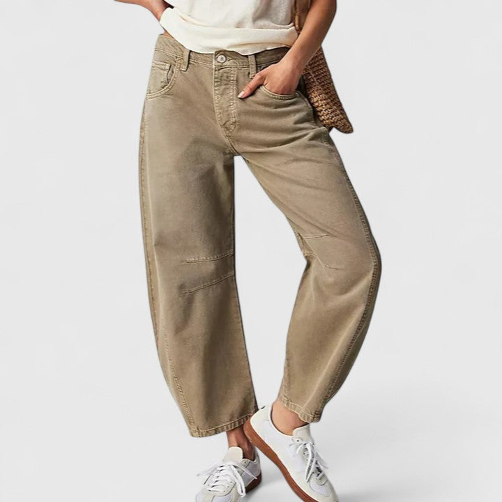 Rain | Relaxed Fit Wide-Leg Trousers