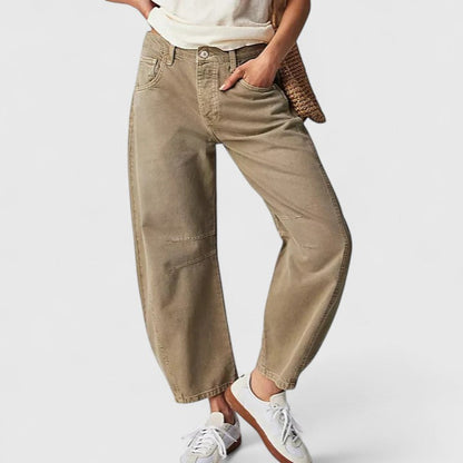 Rain | Relaxed Fit Wide-Leg Trousers